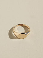 Sculpted Signet Ring