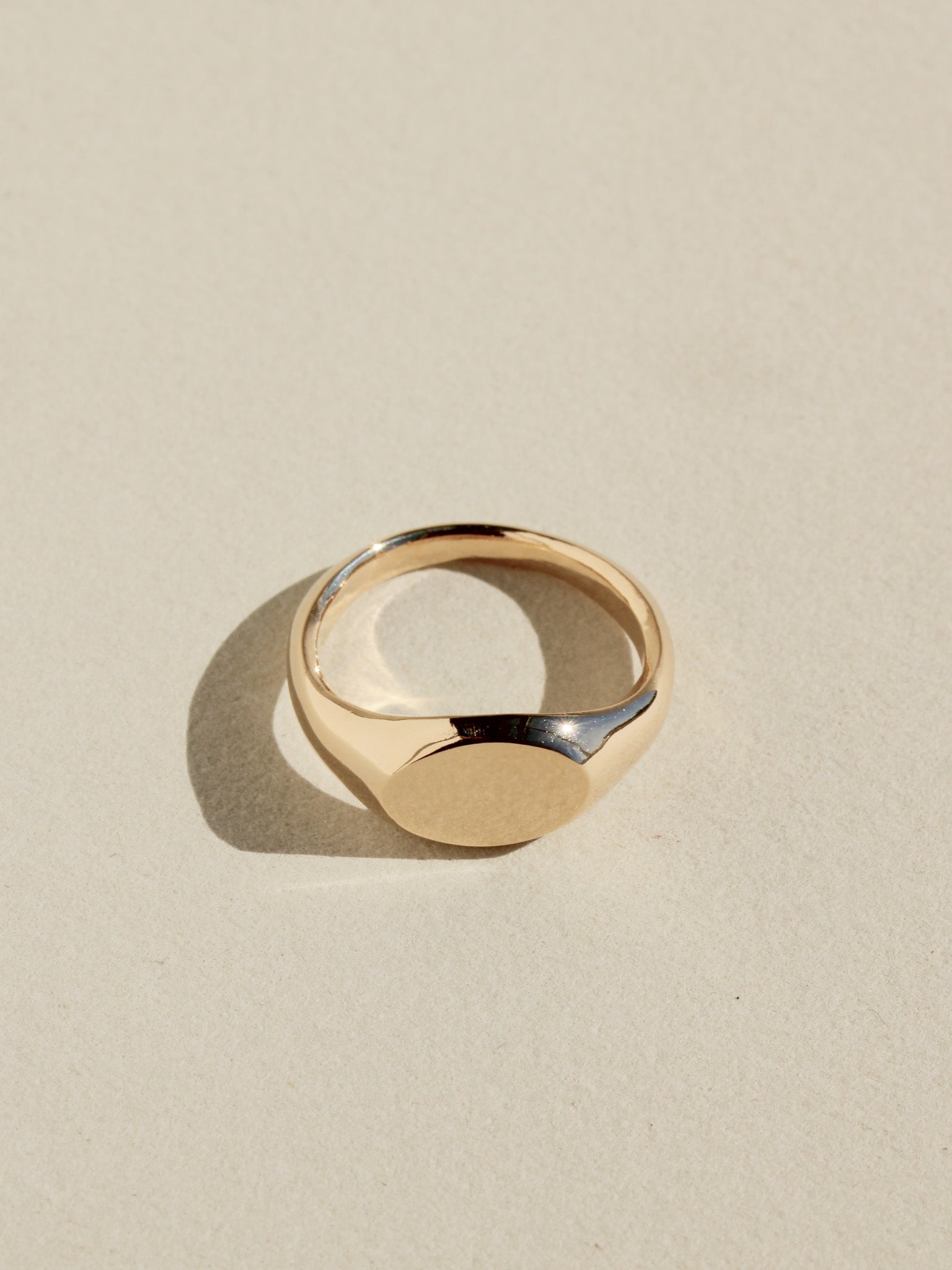 Sculpted Signet Ring