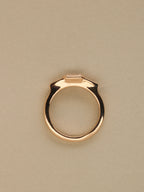 Bezel Trinity Ring | Step Cuts