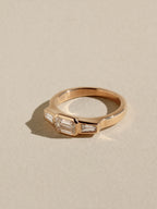 Bezel Trinity Ring | Step Cuts