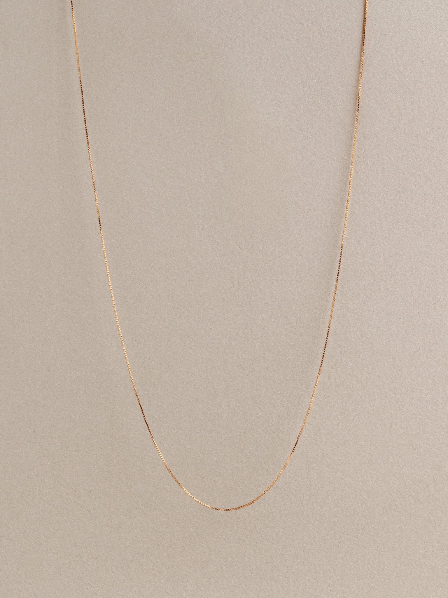 Dainty Box Chain, 20"