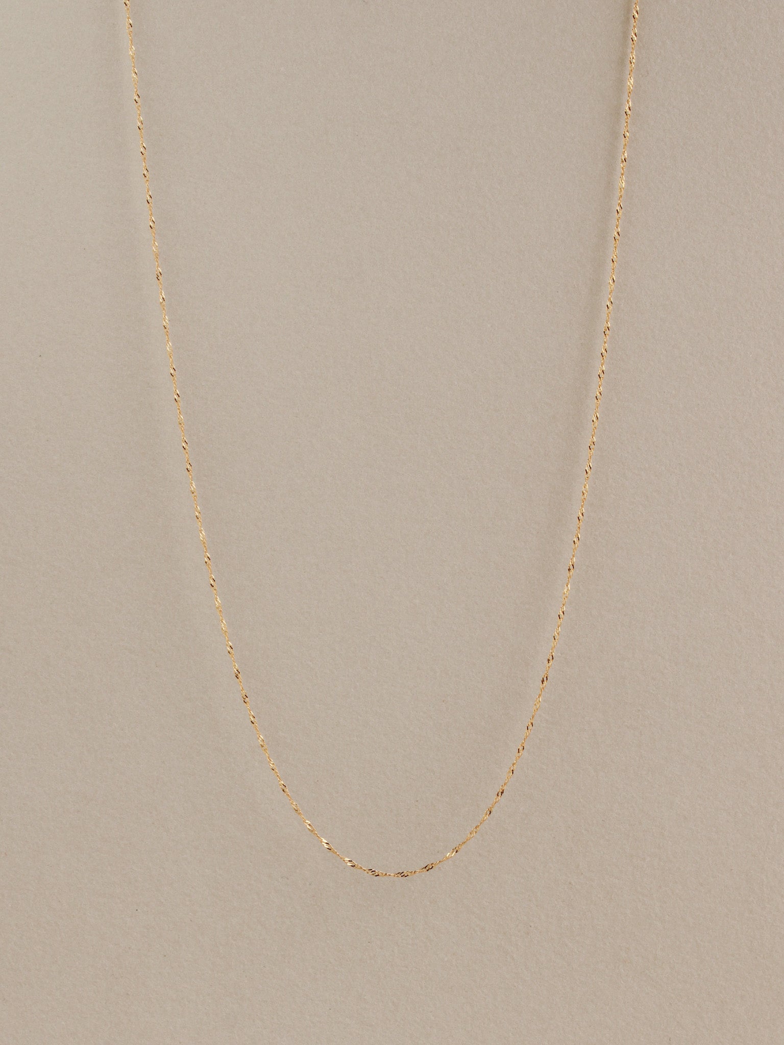 Dainty Rope Chain, 18"
