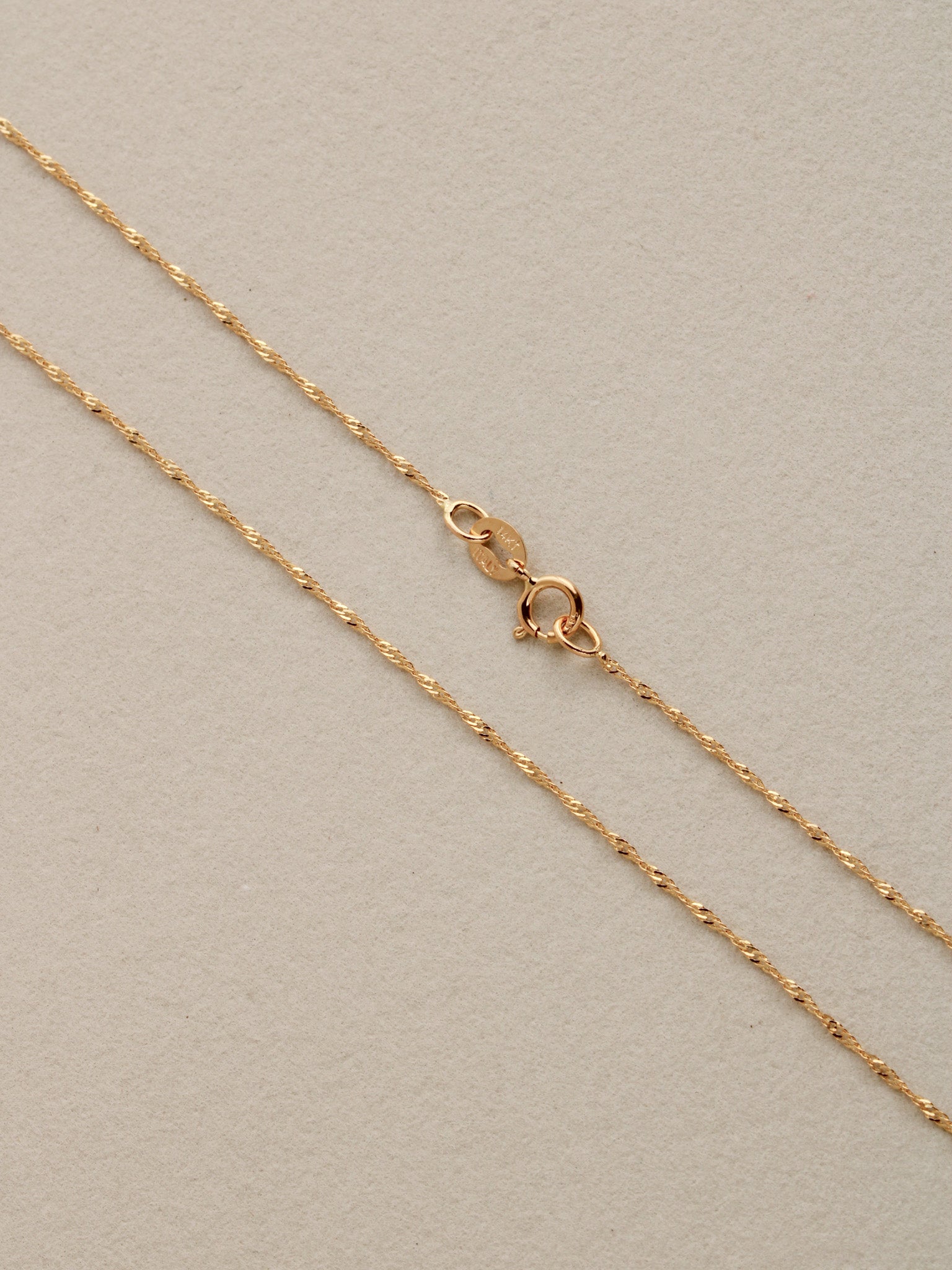 Dainty Rope Chain, 18"