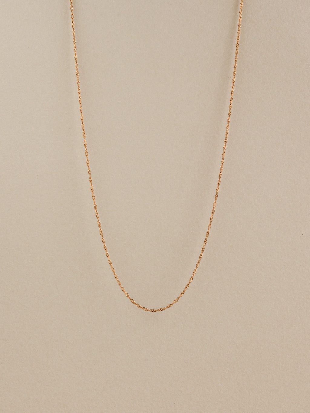 Dainty Rope Chain with Extender, 14-16.75"