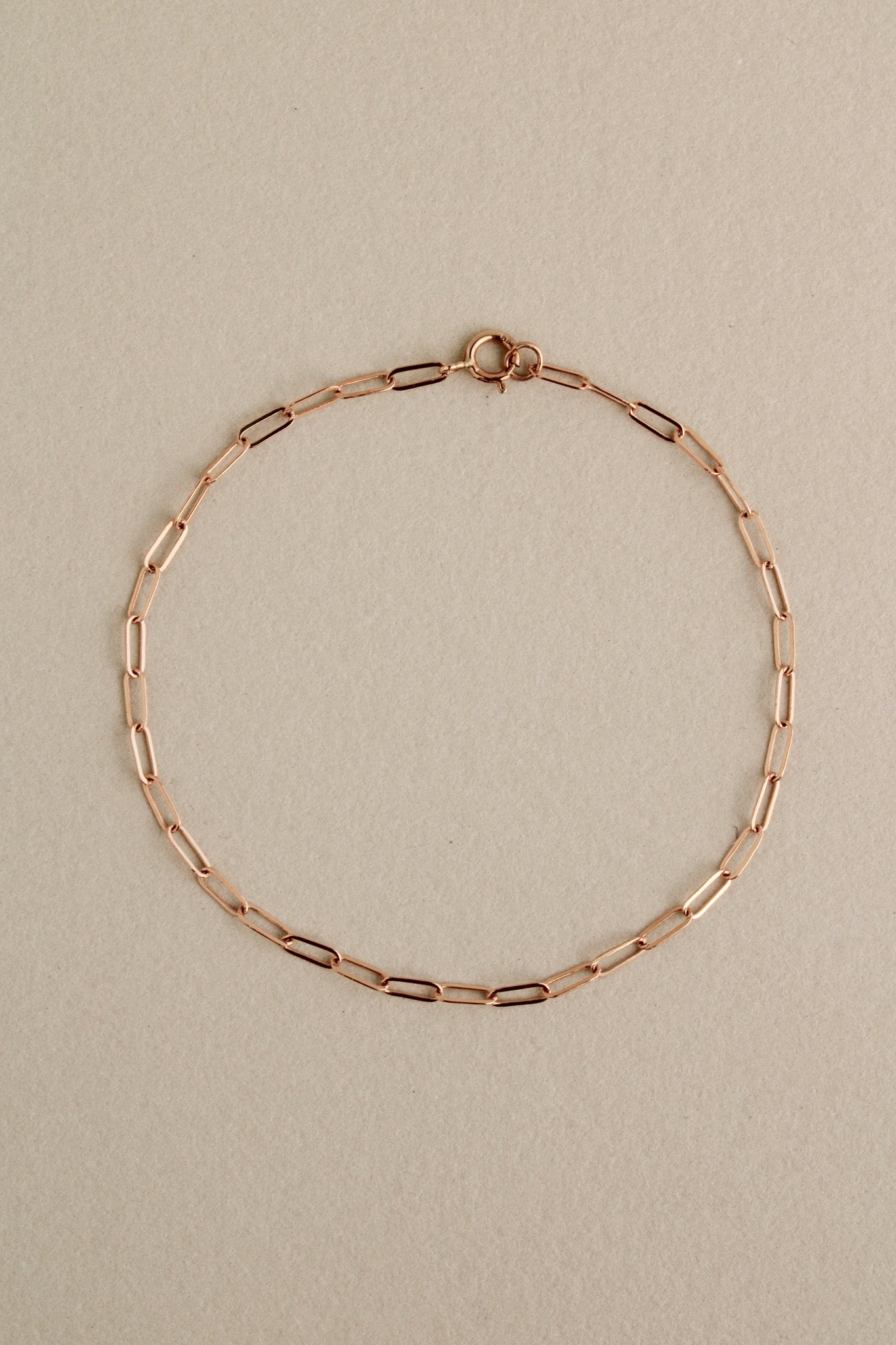 Lightweight Paperclip Chain Bracelet