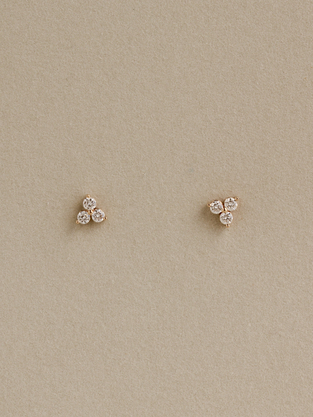 Diamond Trio Studs
