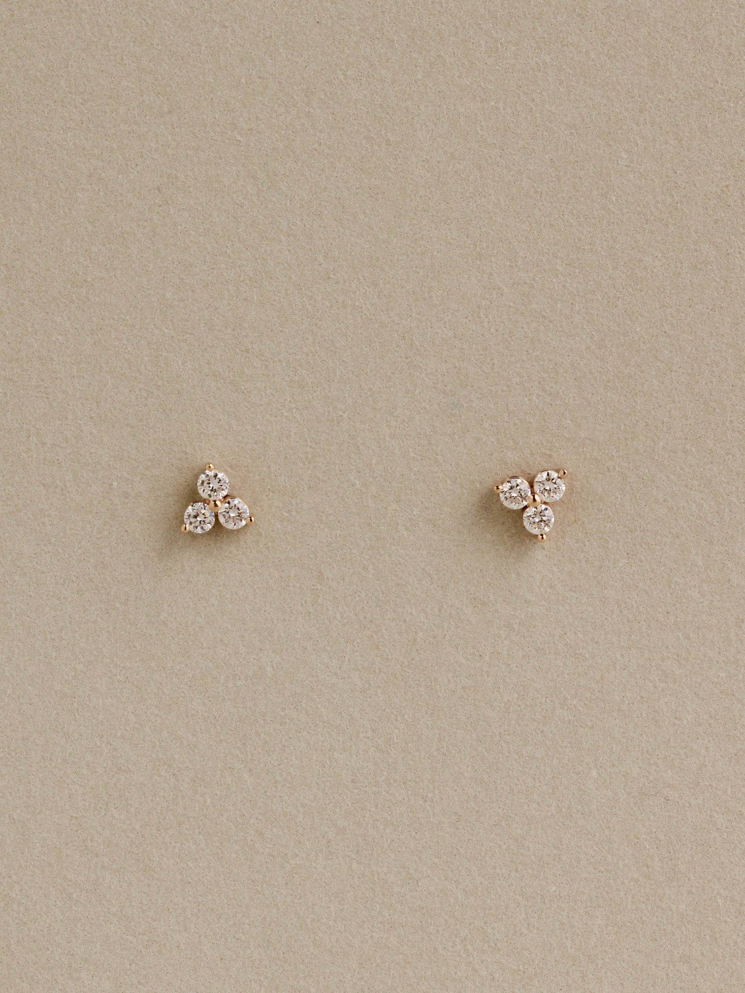 Diamond Trio Studs