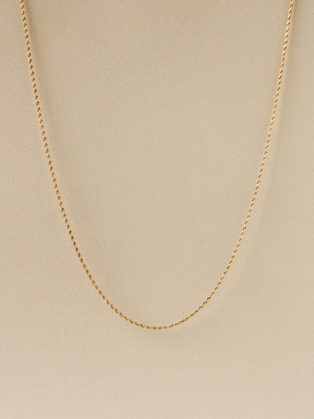 Rope Chain, 1.55mm 23"