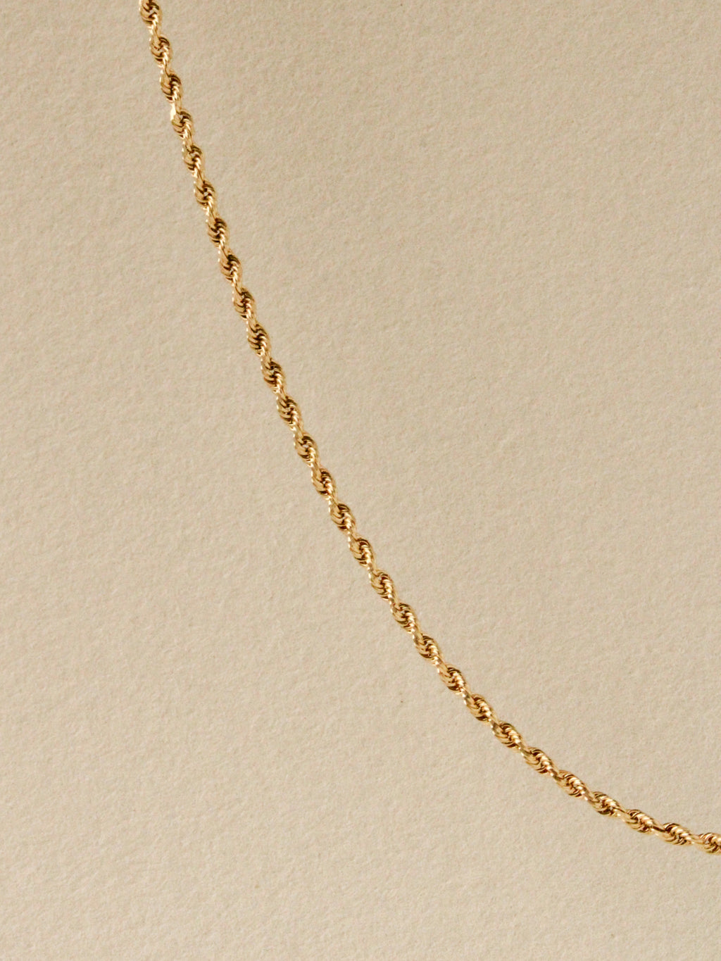 Rope Chain, 1.55mm 23"