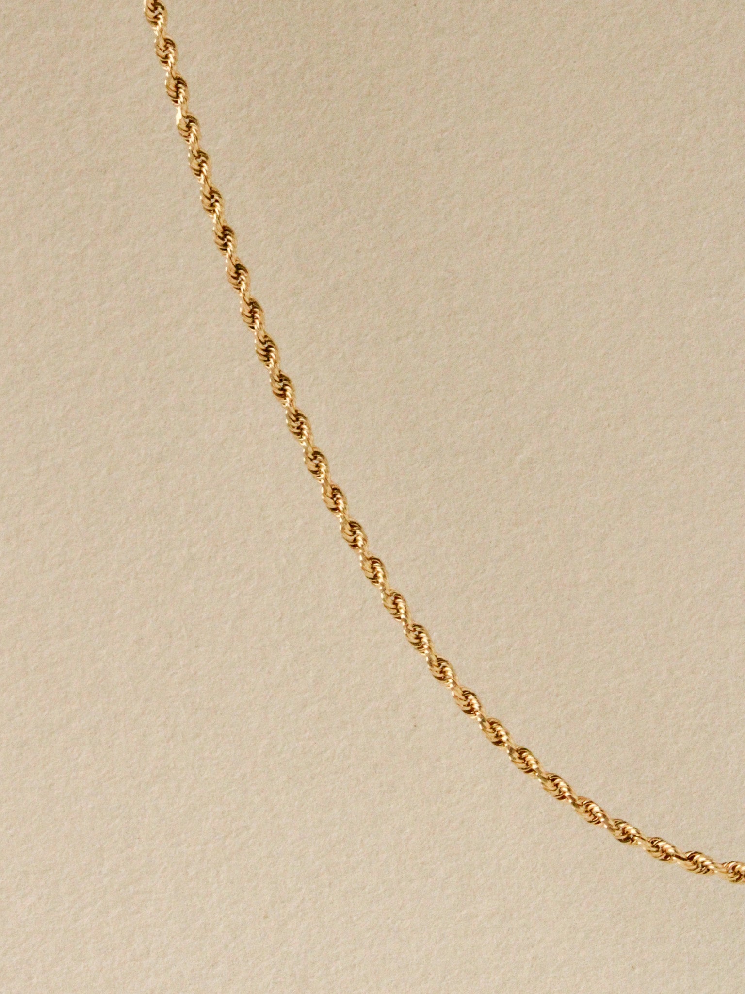Rope Chain, 1.55mm 23"