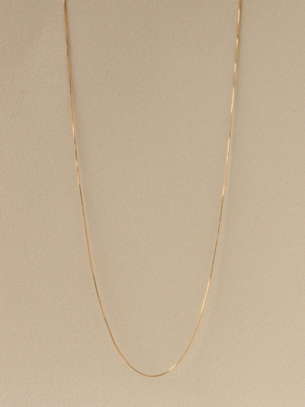 Dainty Box Chain, 1.5mm, 18"