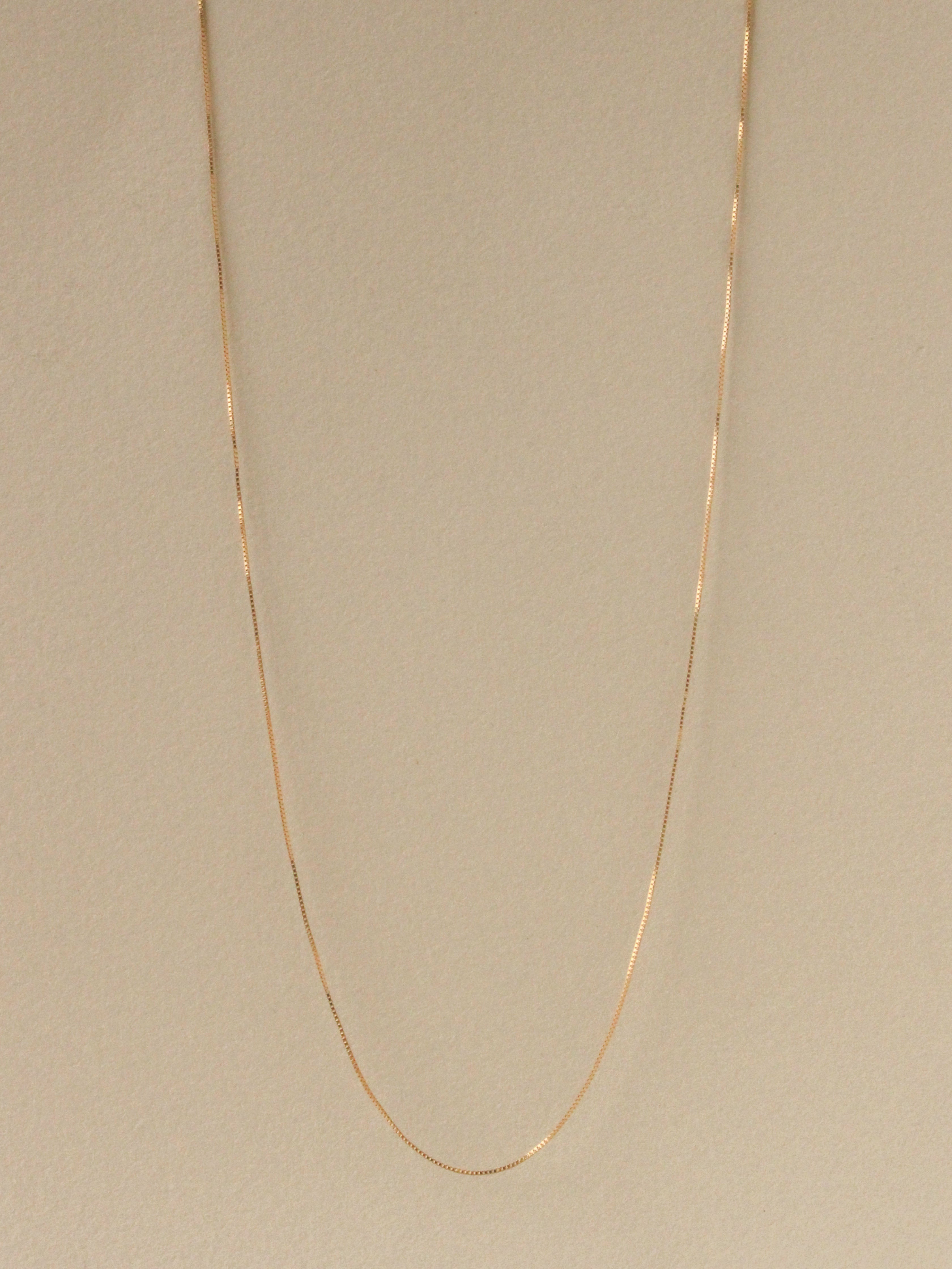 Dainty Box Chain, 1.5mm, 18"