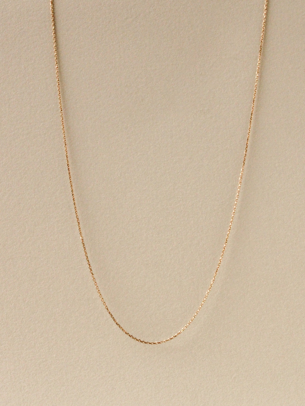 Diamond Cut Cable Chain, 1mm, 18"
