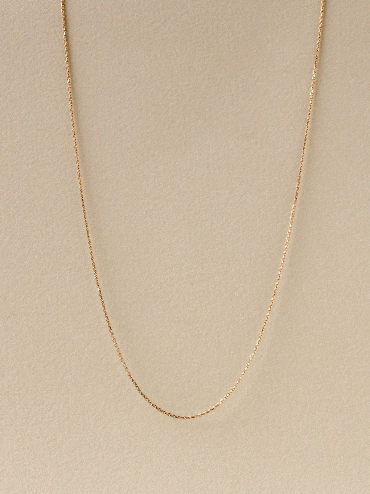 Diamond Cut Cable Chain, 1mm, 18"