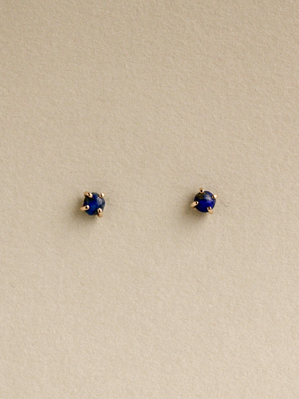 Lapis Lazuli Prong Studs