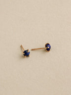 Lapis Lazuli Prong Studs