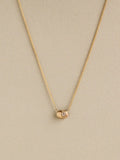 Organic Antique Diamond Station Necklace