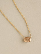 Organic Antique Diamond Station Necklace