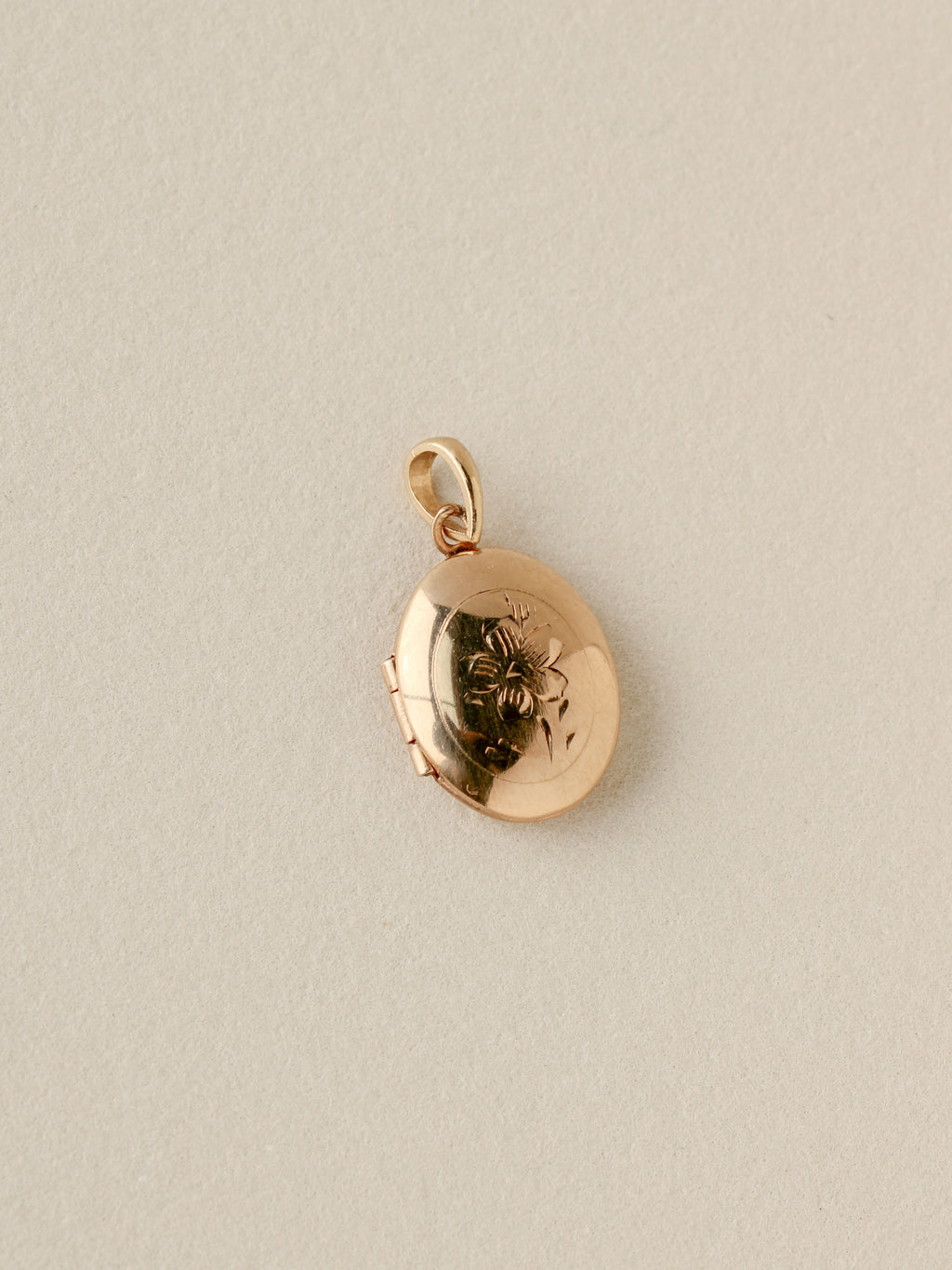 Engraved Oval Locket