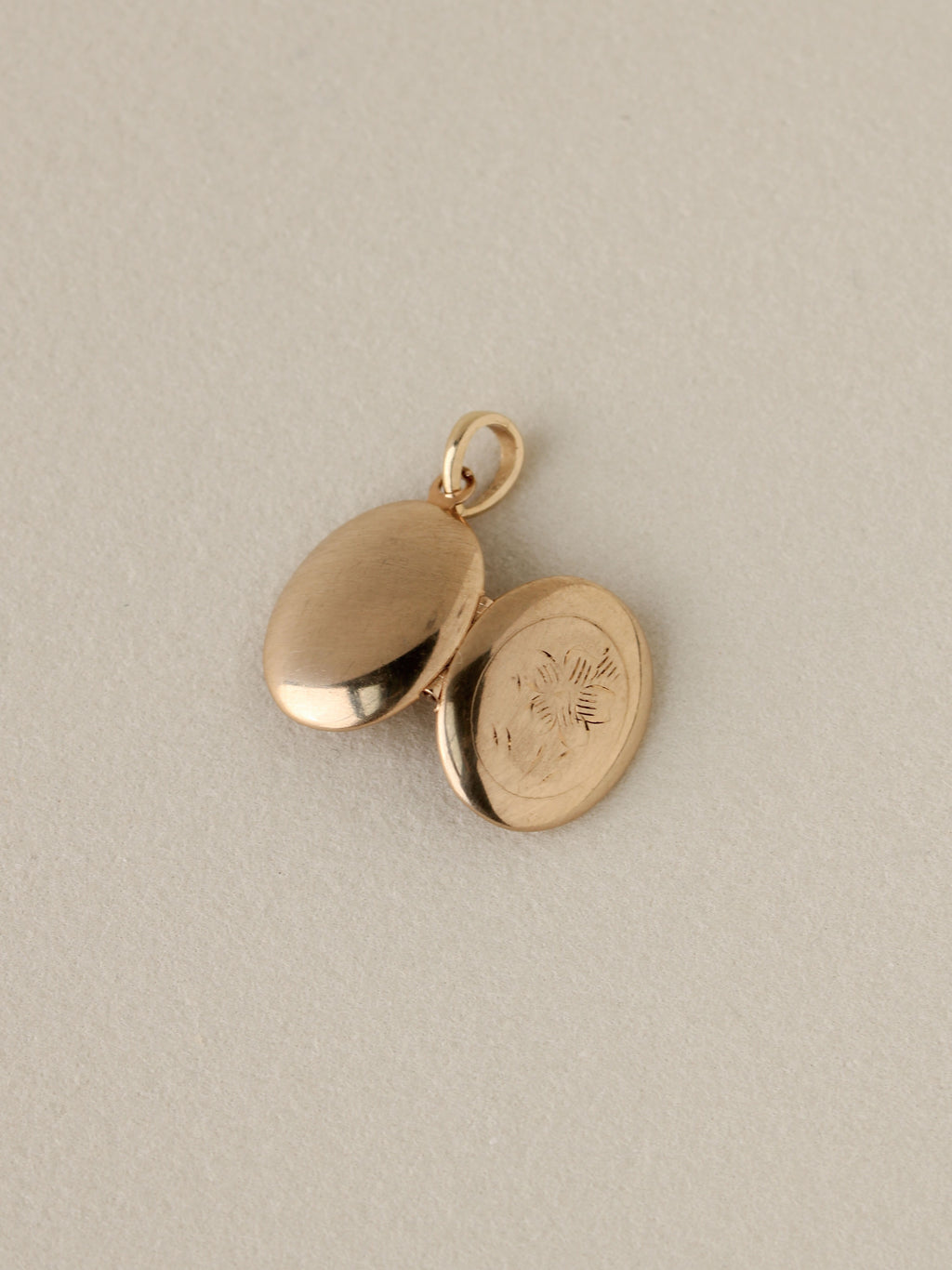 Engraved Oval Locket