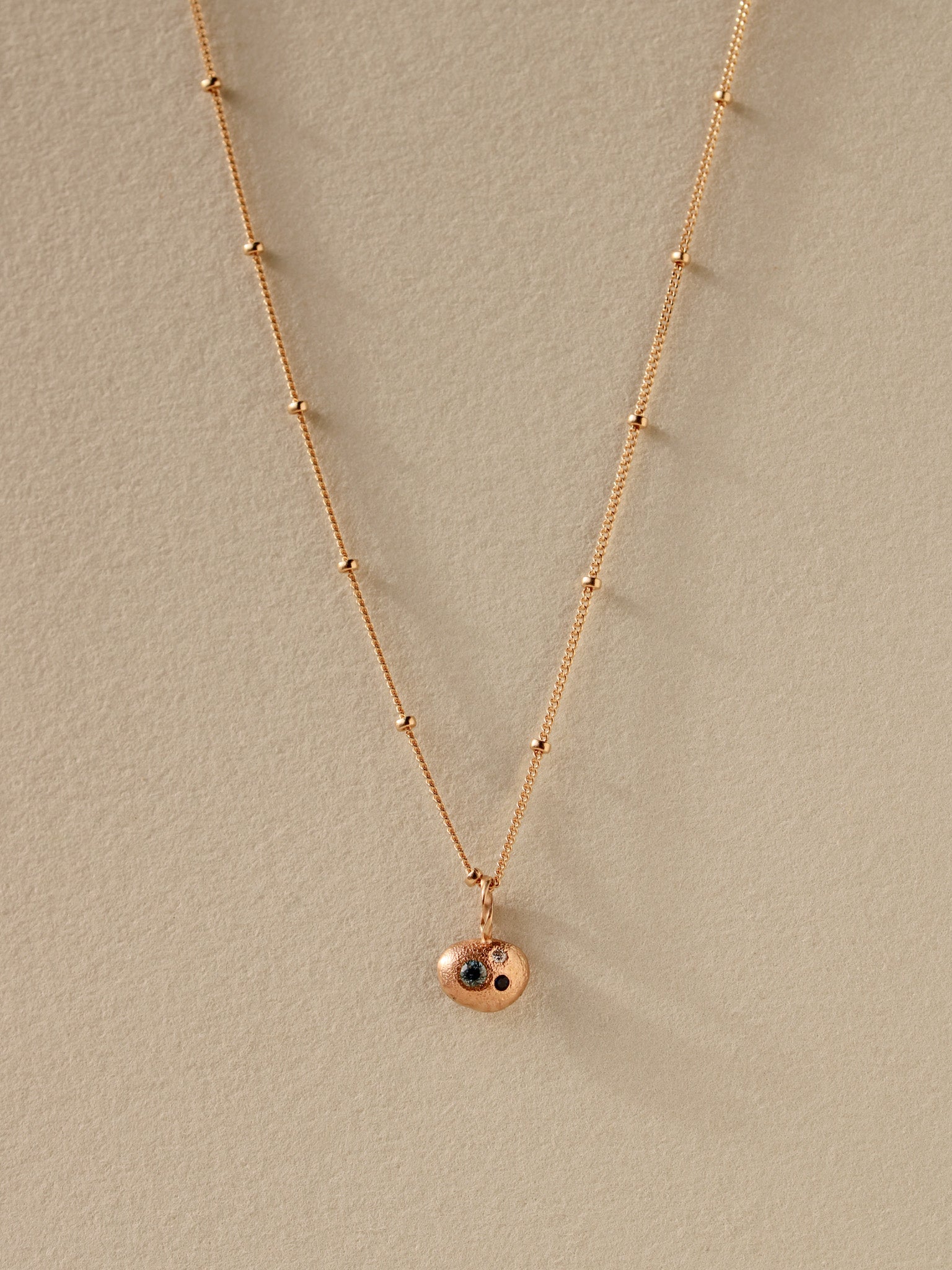 Cluster Pebble Charm Pendant