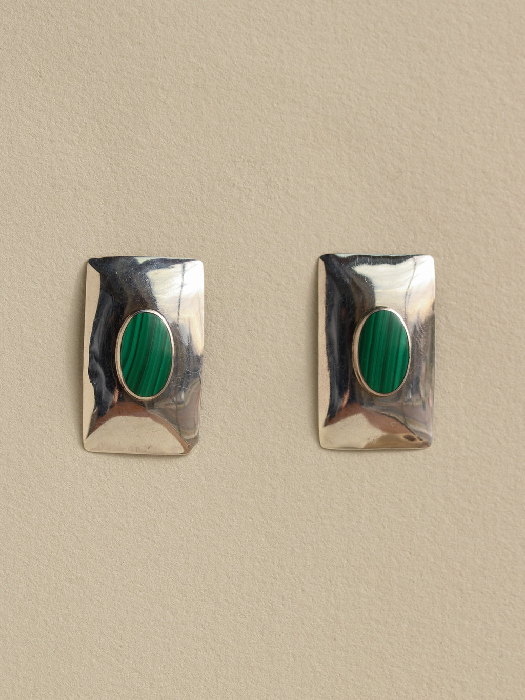 Malachite Earrings