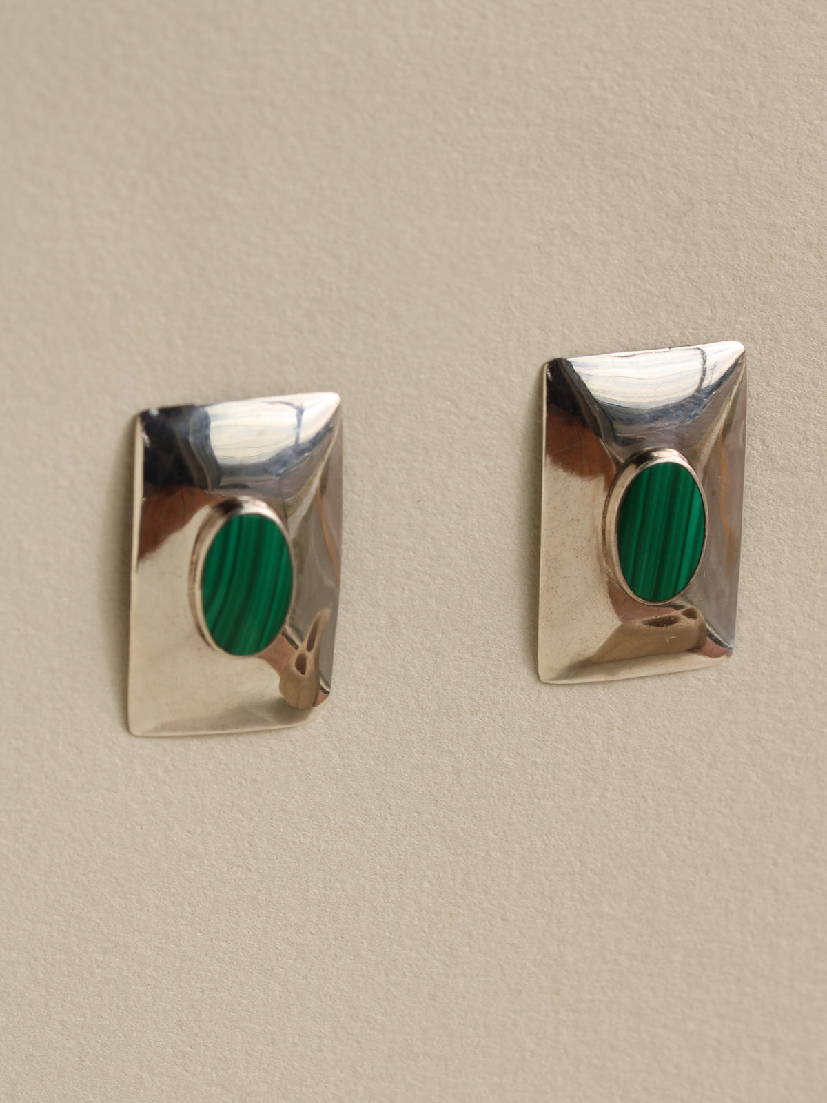 Malachite Earrings