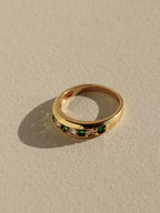 Diamond & Emerald Anniversary Band