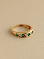 Diamond & Emerald Anniversary Band