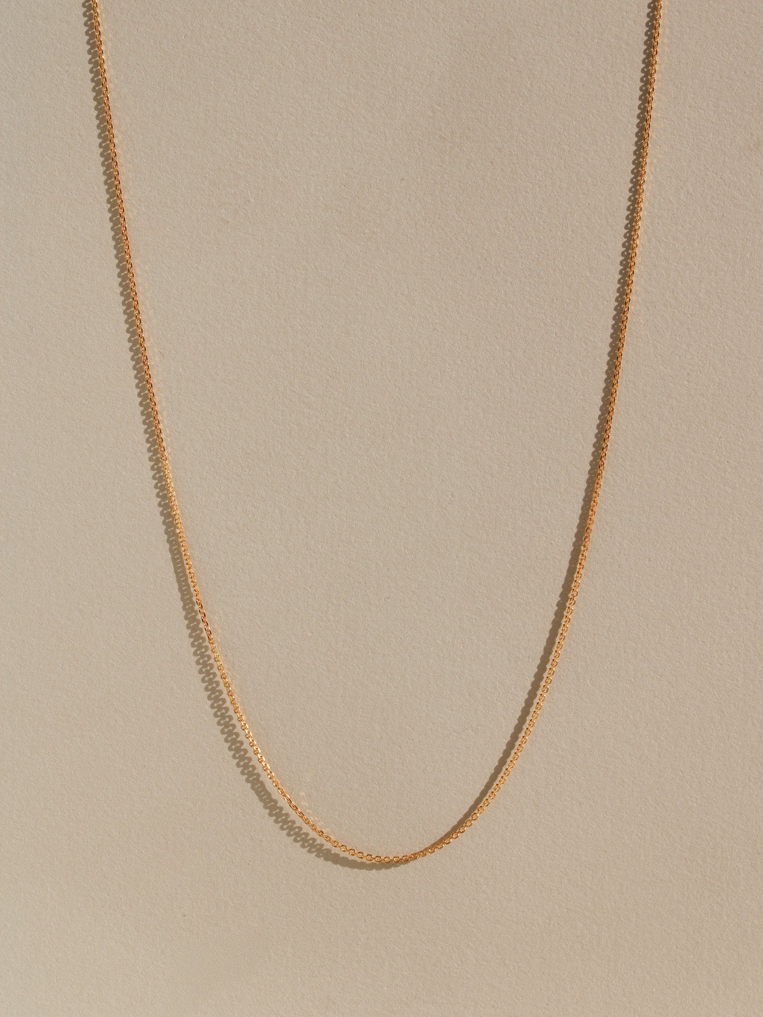 Diamond Cut Cable Chain, 1.3mm, 24"