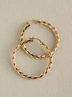 Large Twisted Hoops