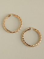 Large Twisted Hoops
