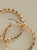 Large Twisted Hoops