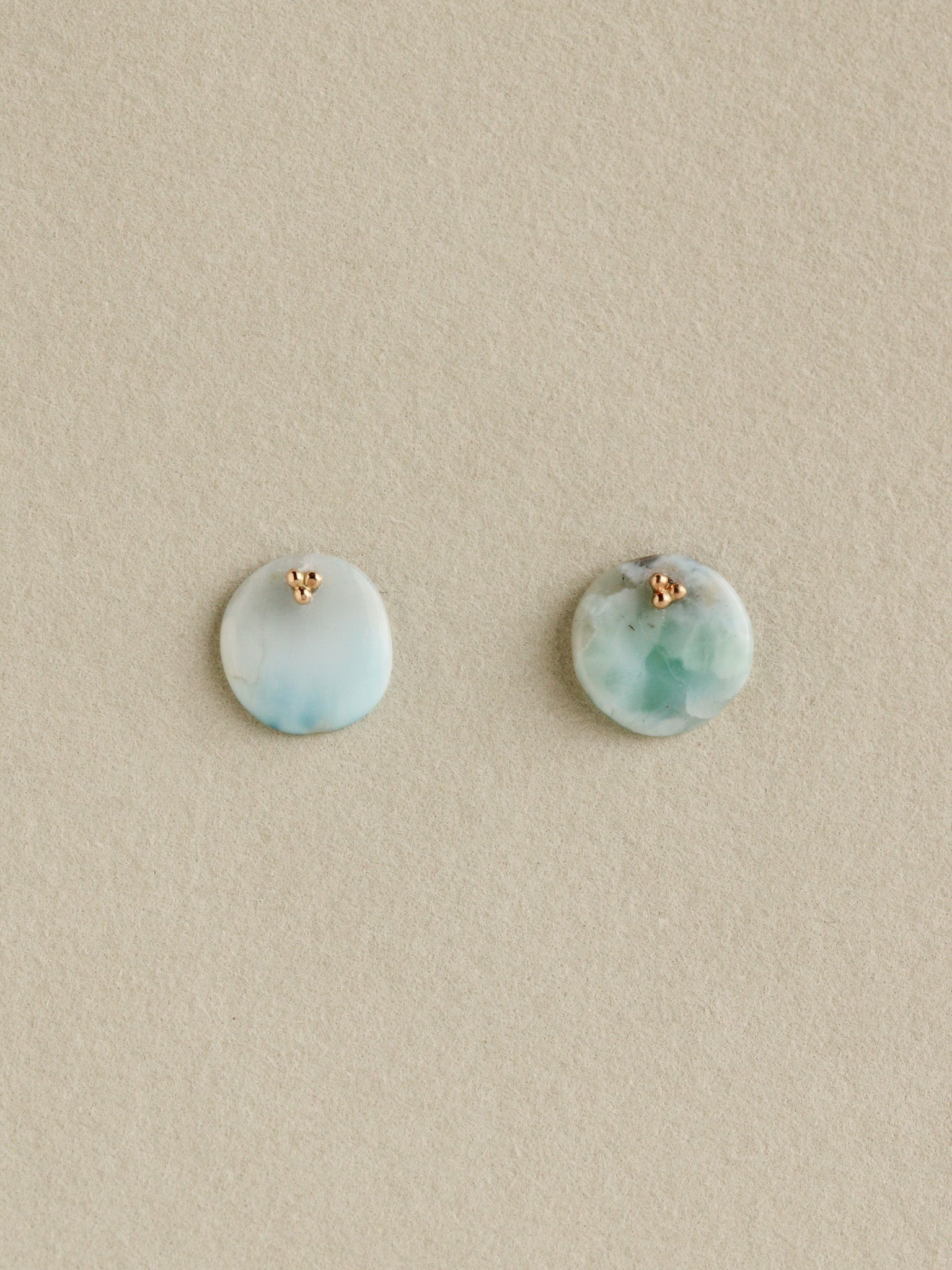 Larimar Trio Stud