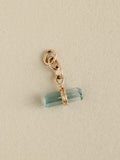 Aquamarine Toggle Charm