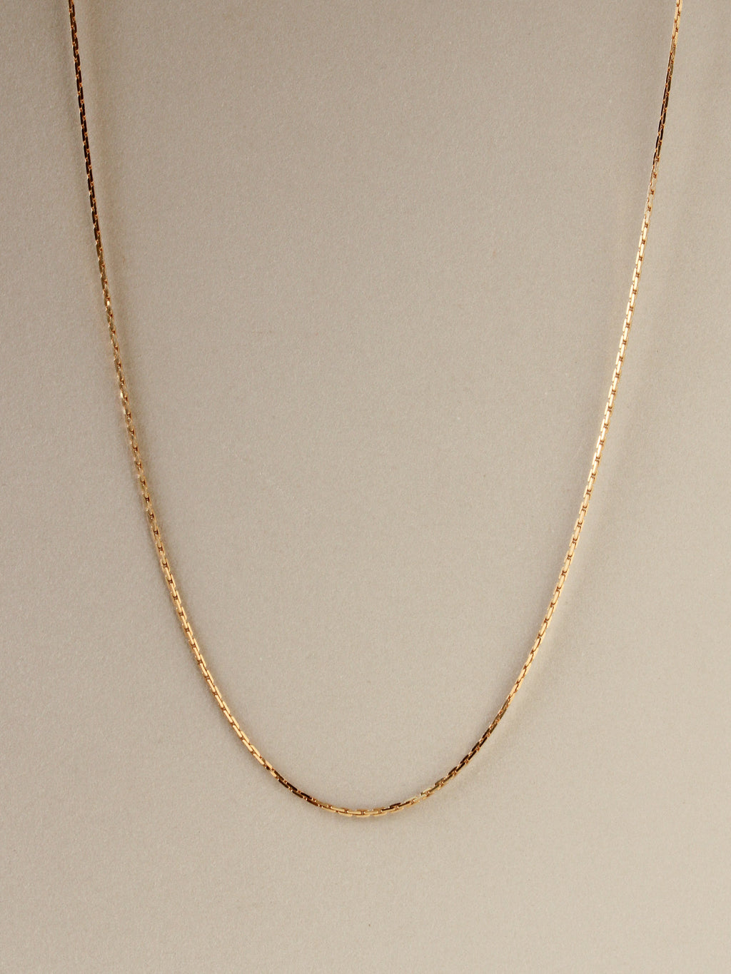 Elongated Diamond Cut Cable Chain, 1.3mm, 21"