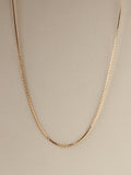 Elongated Diamond Cut Cable Chain, 1.3mm, 21"