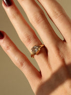 The Relic Ring | Cushion in 18k Yellow