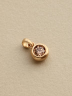 Cognac Diamond Pillow Charm