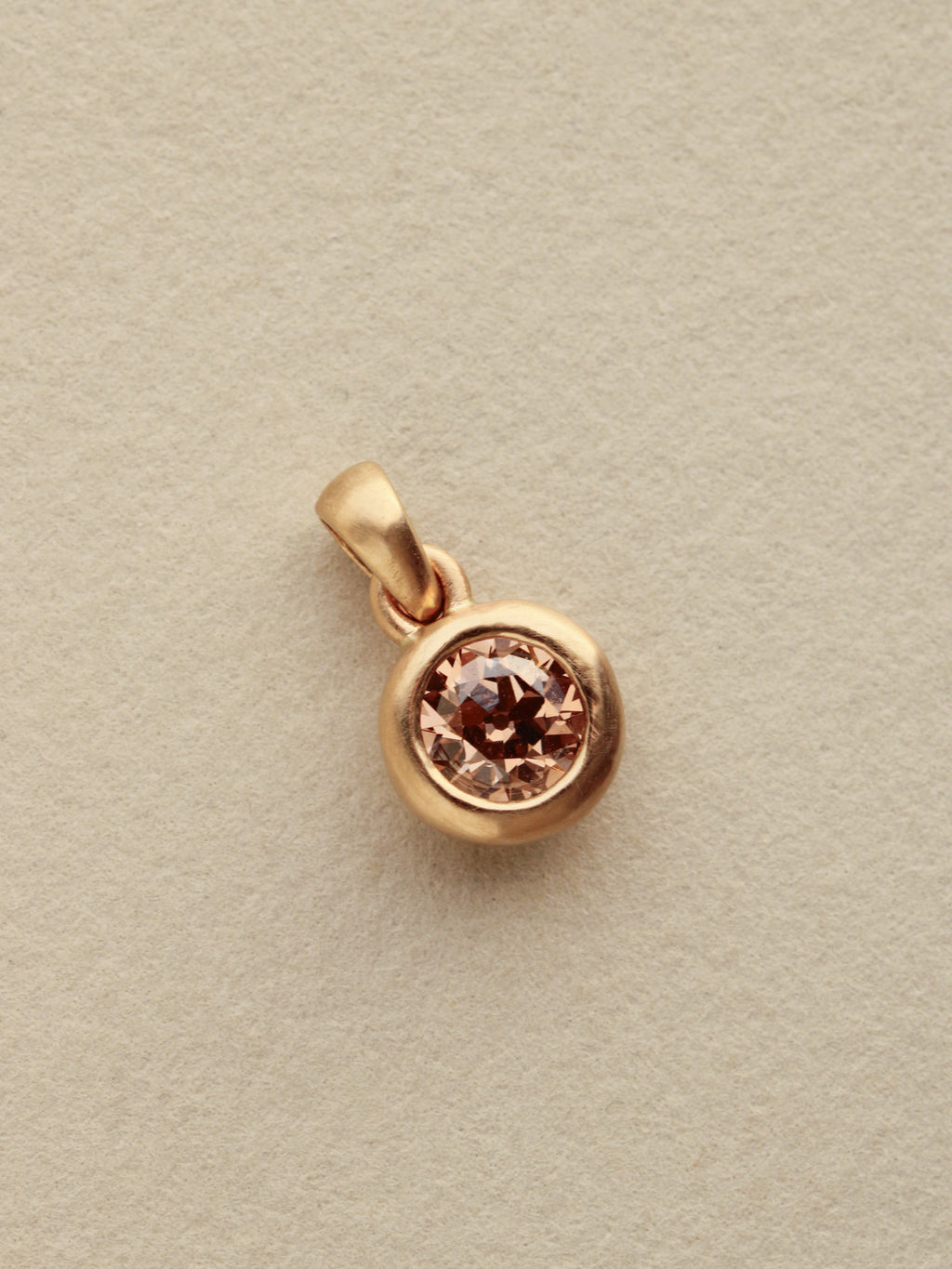 Cognac Diamond Pillow Charm