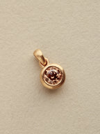 Cognac Diamond Pillow Charm