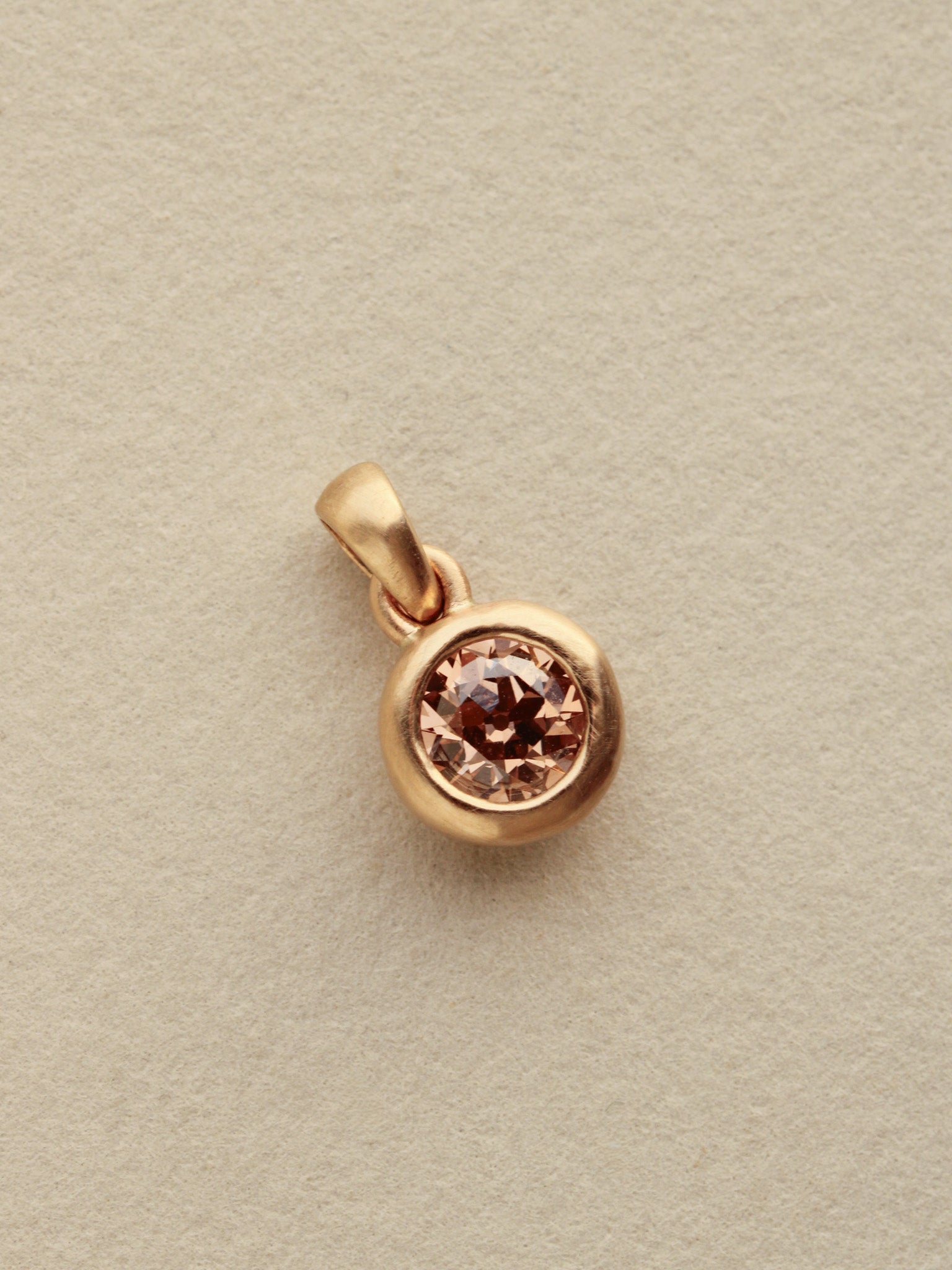 Cognac Diamond Pillow Charm