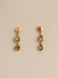 Pebble & Chrysoberyl Drop Studs