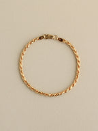 Bold Rope Chain Bracelet, 3mm