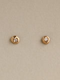 Diamond Pebble Studs