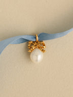 Bow & Pearl Charm