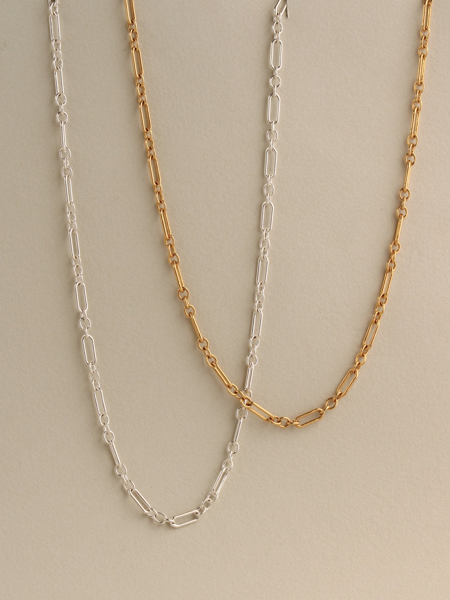 Trombone Necklace, 4mm