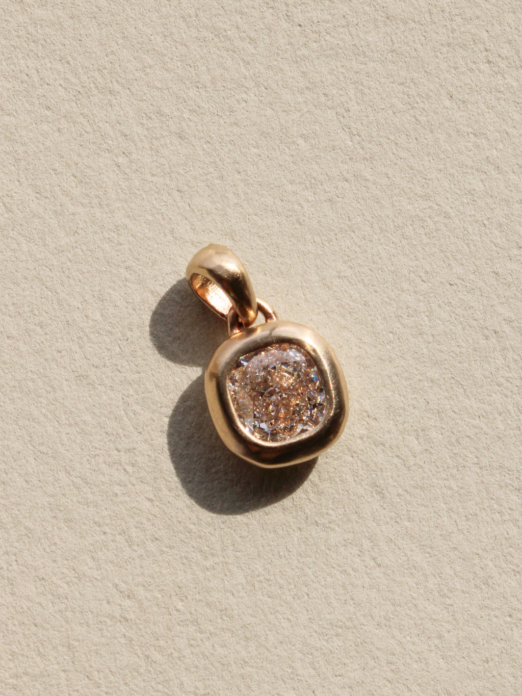 Cushion Cut Diamond Pillow Charm