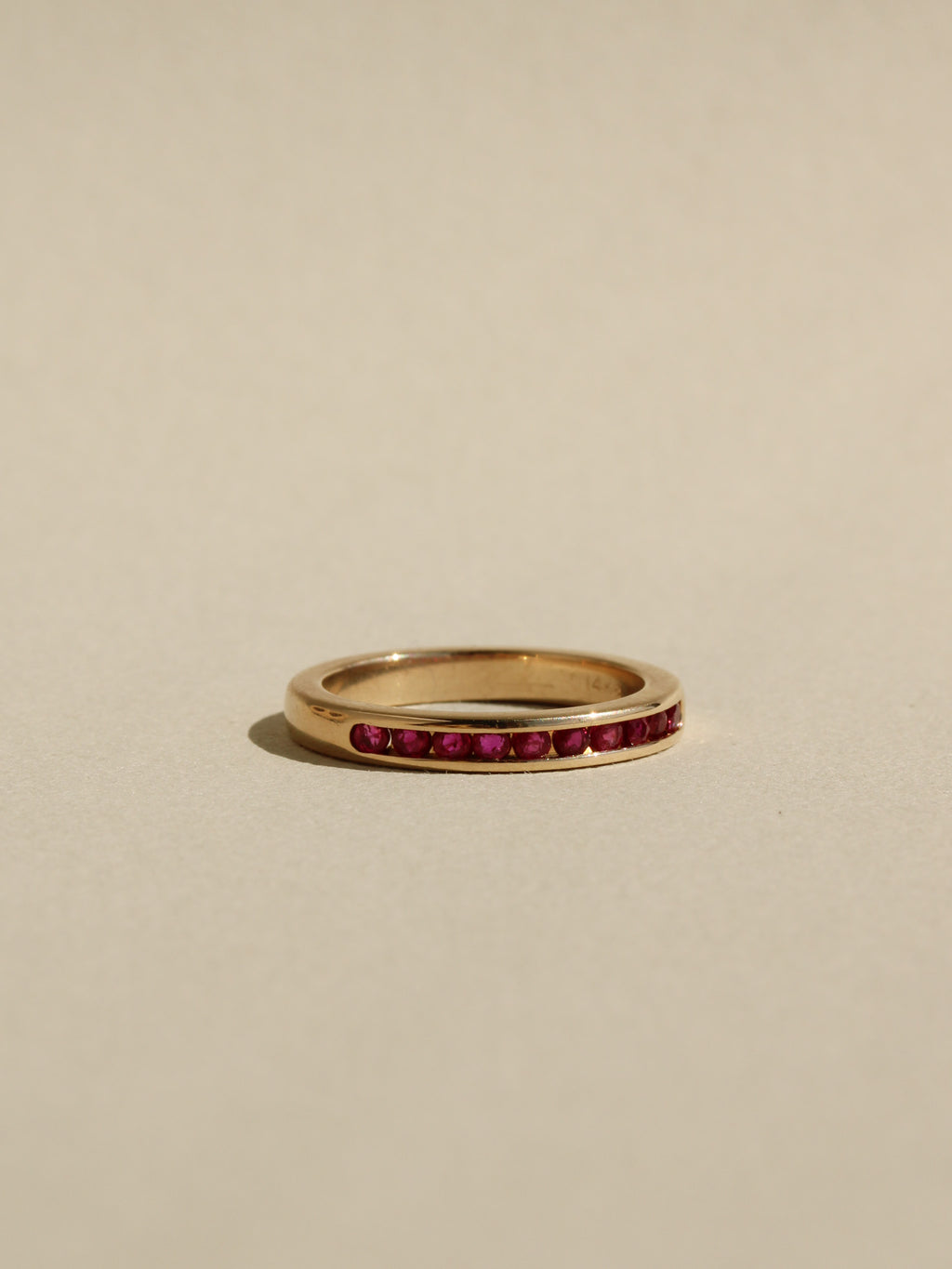 Channel Set Ruby Band