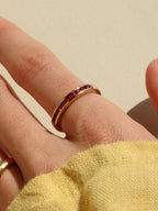 Channel Set Ruby Band